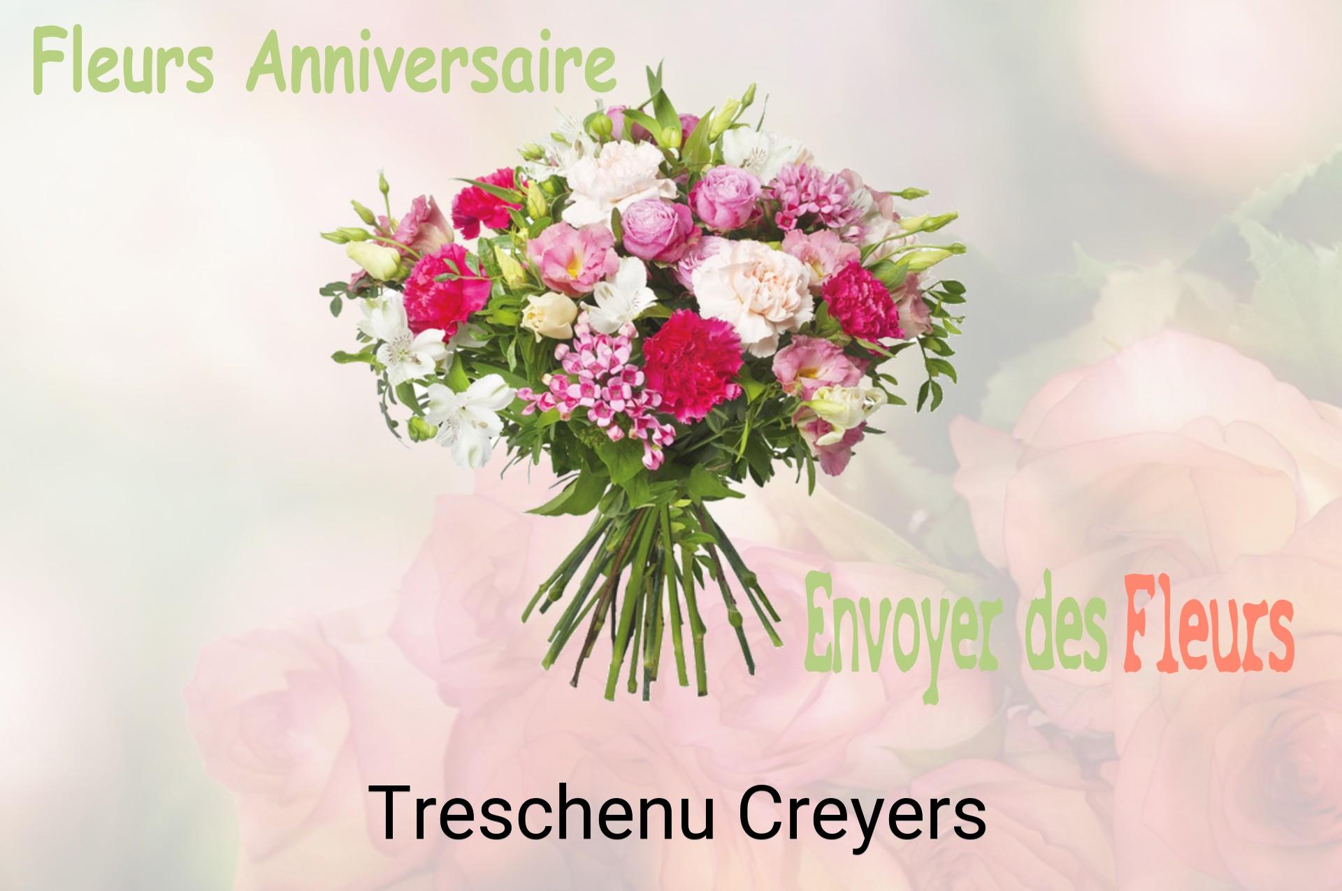 Bouquet de fleurs d’anniversaire livré à Treschenu-Creyers