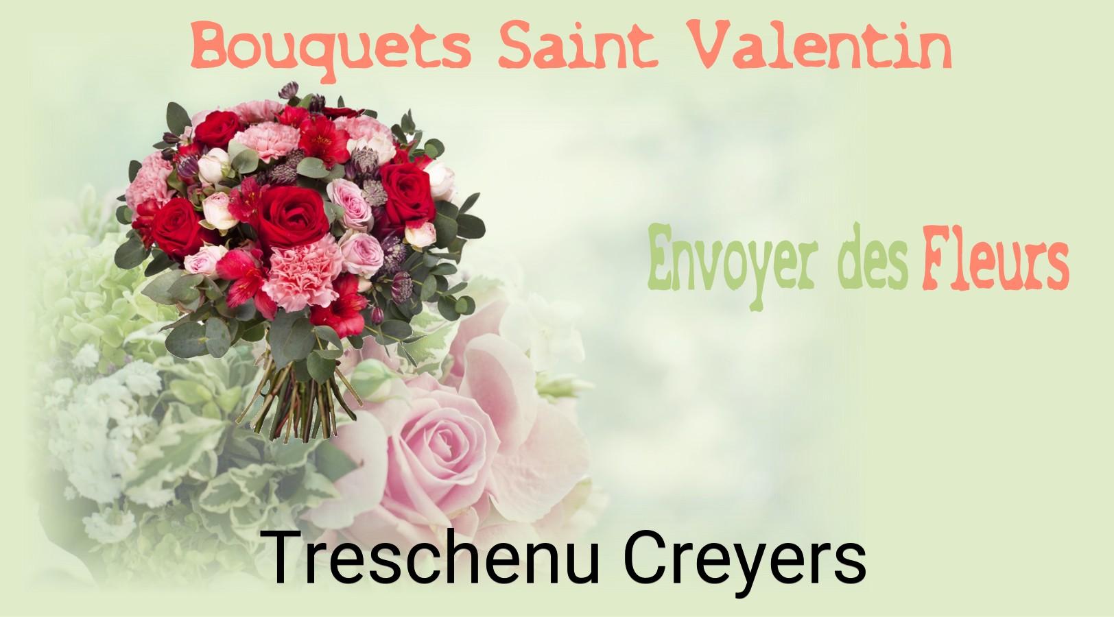 Roses de Saint-Valentin livrées à Treschenu-Creyers